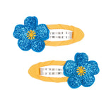 Clippies - Glitter Flowers (Pair)