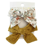 Betty Bows - Mustard Floral
