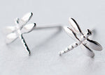 Sterling Silver Petite Dragonfly Studs