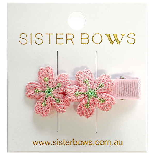 Blossom Hair Clip - Pale Pink